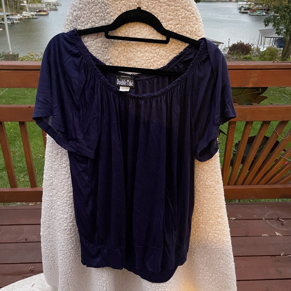 Light blue blouse double take